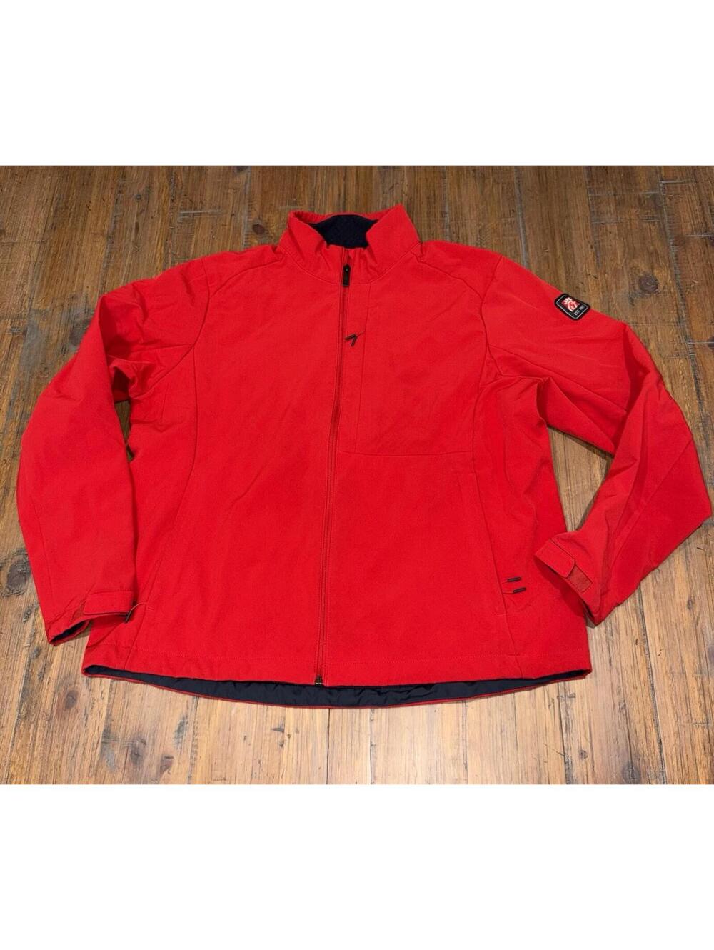Chick Fil A Jacket Women's XL Red Team Style Oobe Zip Up Restaurant Uniform